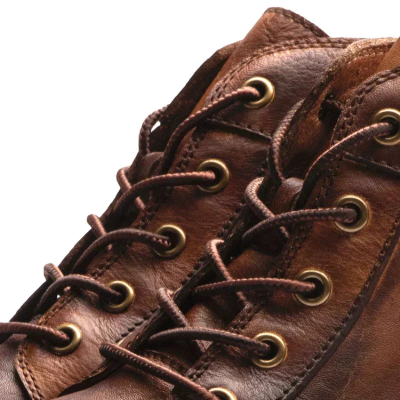 Men’s High-Top Leather Boots – Rugged & Stylish