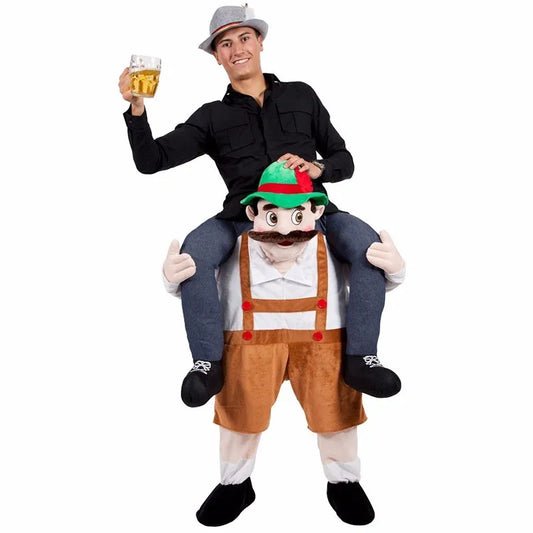 Funny ride-on halloween costume - inflatable men design