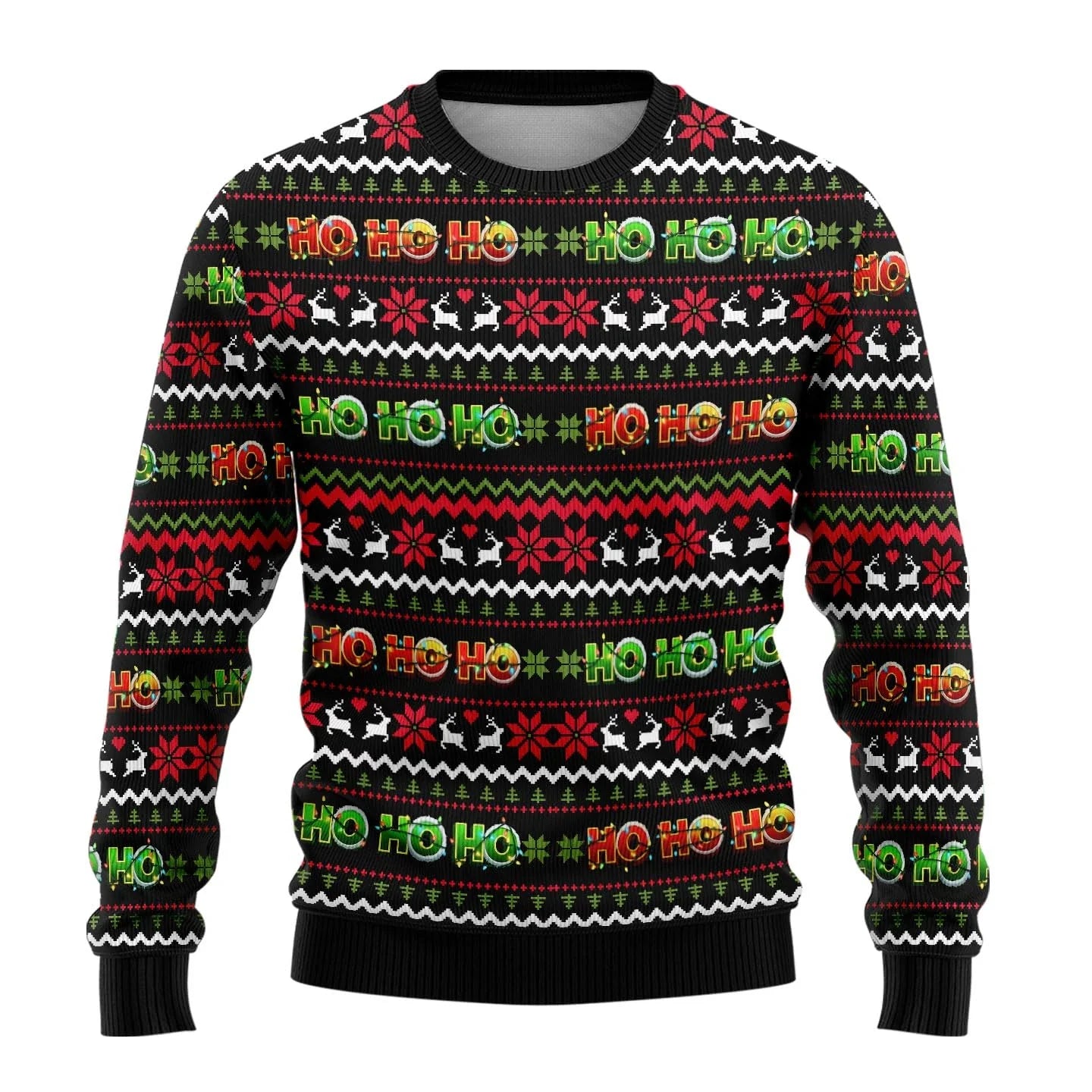 Unisex Funny Christmas Sweater - Round Neck Festive Jumper