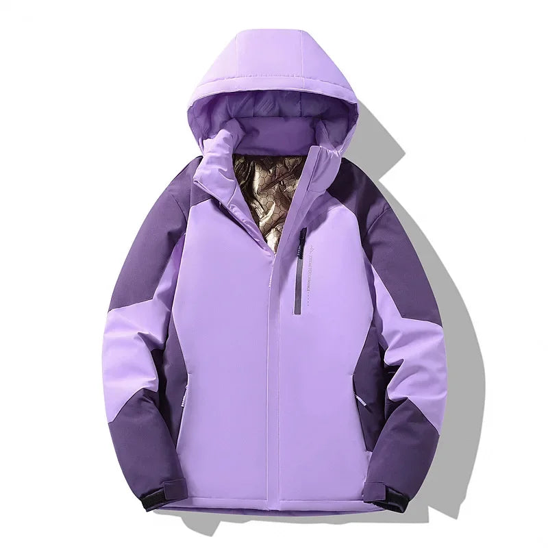 Ski Jacket Unisex Warm Relaxed Fit for Movement and Outdoor Use