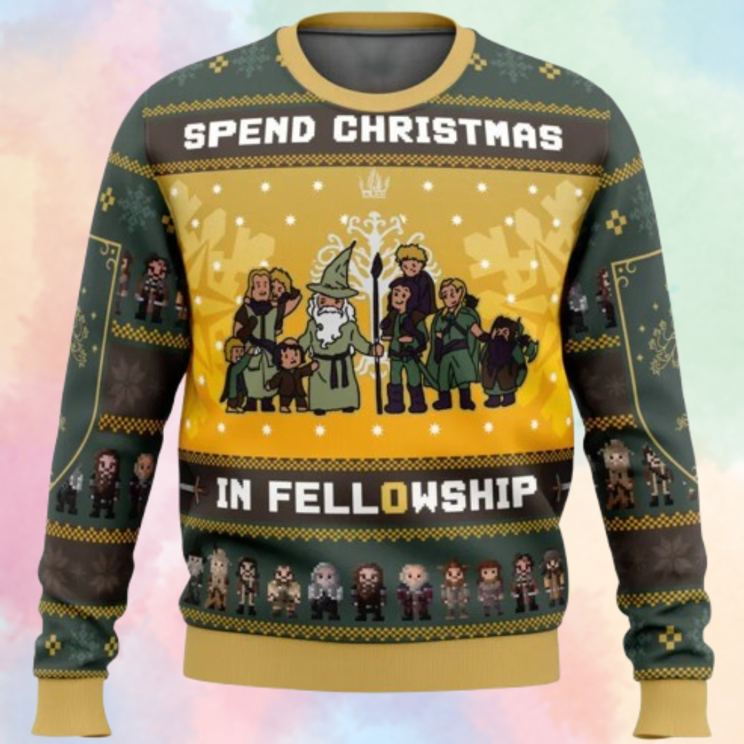 Men’s Knitted Christmas Sweater – Warm Winter Jumper