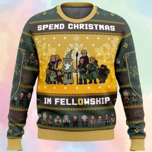 Men’s Knitted Christmas Sweater – Warm Winter Jumper