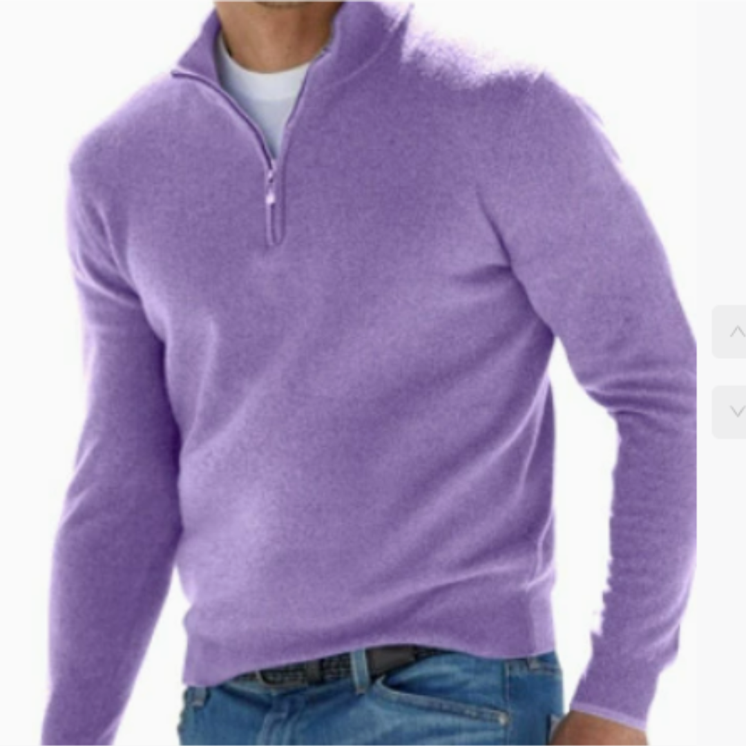 Sweater Men Warm Modern Everyday Design for Winter Comfort