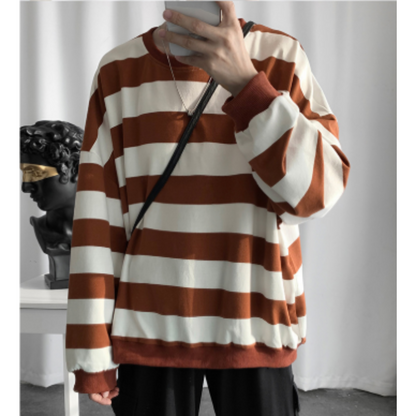 Hoodie Women Warm Striped Casual Everyday Long Sleeve Style