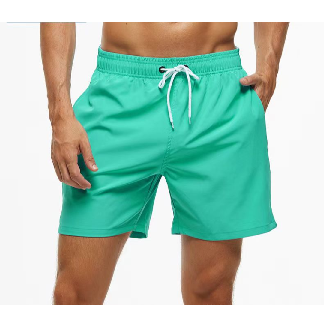 Swim Trunks Men Short Length Lining and Side Pocket