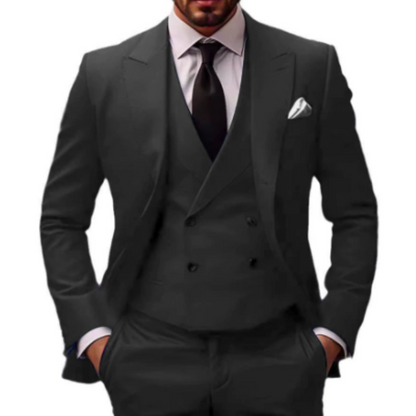 Suit Men Three Piece Comfort Fit Refined Style