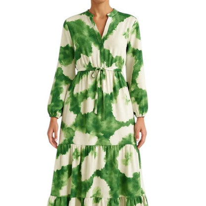 Women’s Long Sleeve Maxi Dress – Flowy and Sophisticated Style