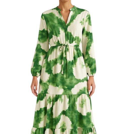Women’s Long Sleeve Maxi Dress – Flowy and Sophisticated Style
