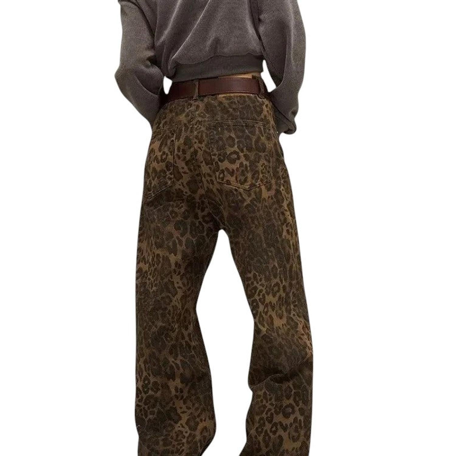 Women’s leopard print jeans – bold and stylish statement denim