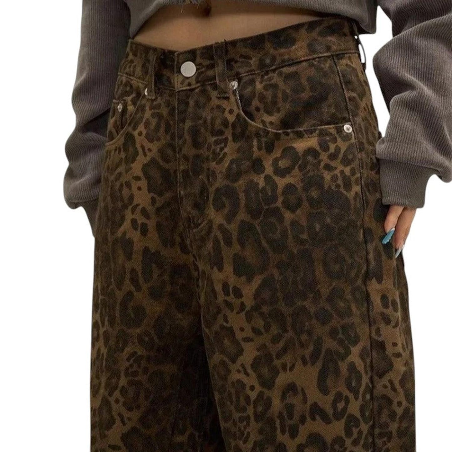 Women’s leopard print jeans – bold and stylish statement denim