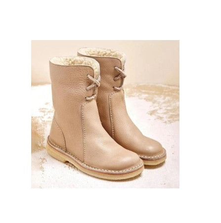 Ankle Boots Women Winter Warm Lined Boots for Cold Weather