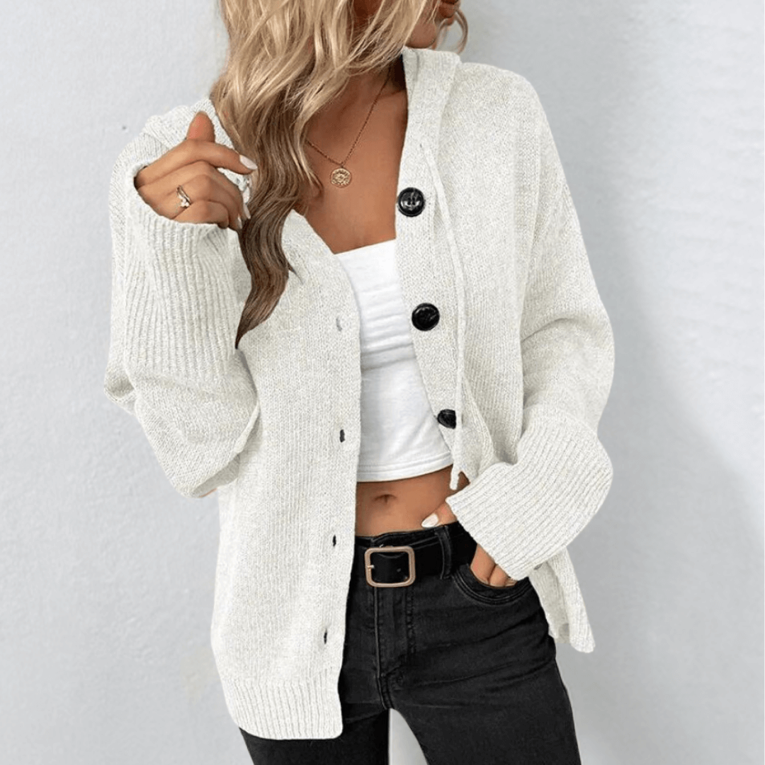 Cardigan Women Warm Button Down Long Sleeve Sweater