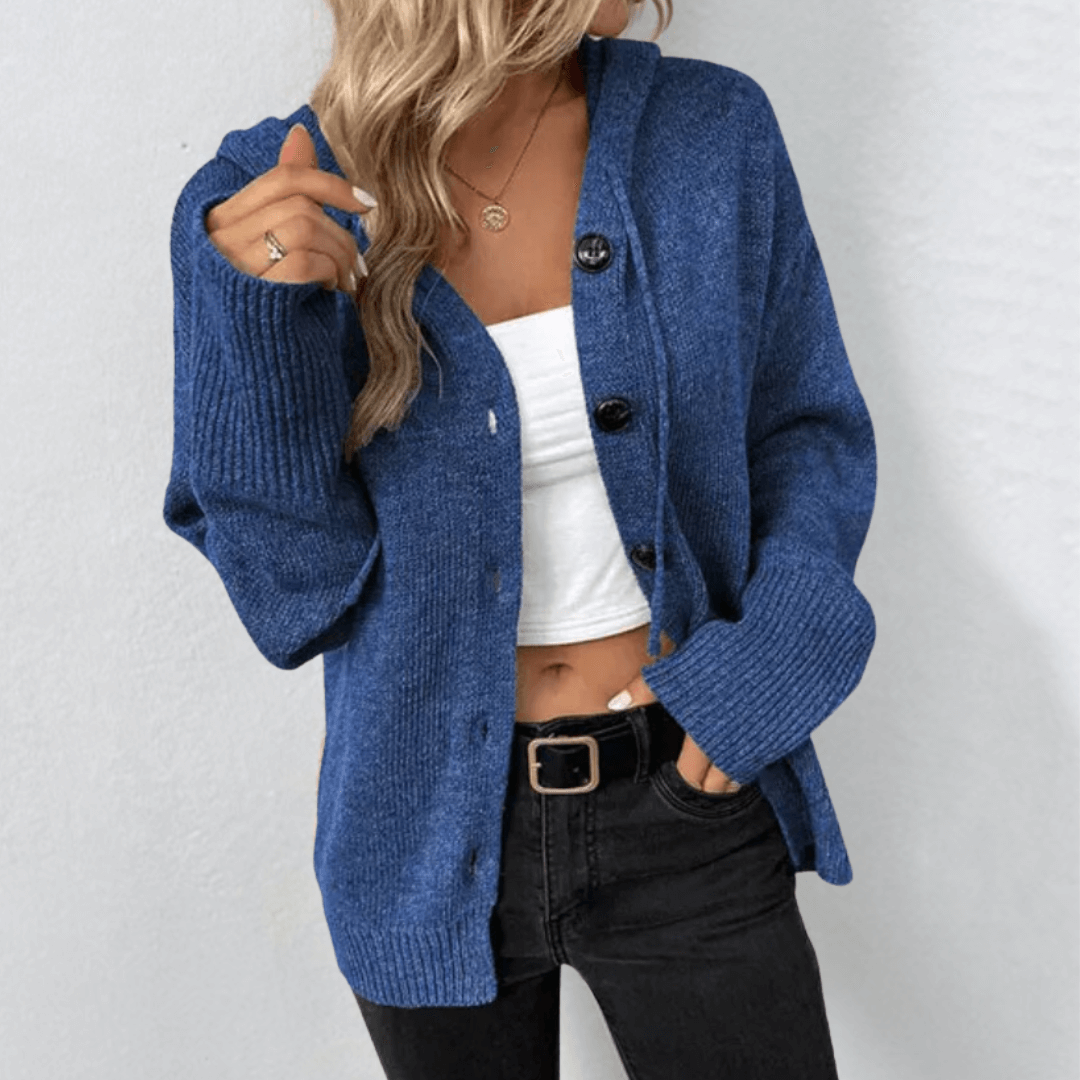 Cardigan Women Warm Button Down Long Sleeve Sweater