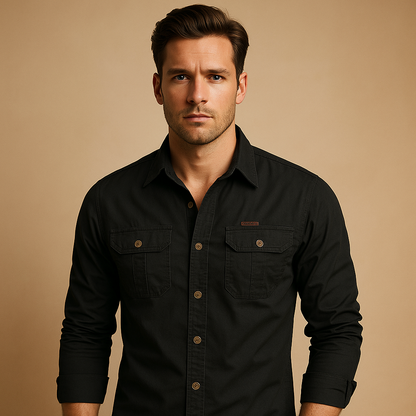 Cargo Shirt Men Relaxed Fit Outdoor Style for Everyday Comfort