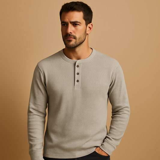 Shirt Men Long Sleeve Relaxed Fit Casual Daily Use
