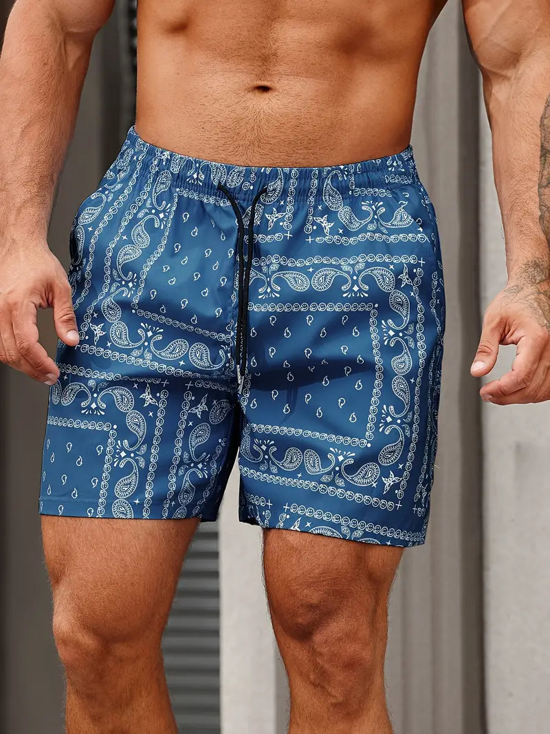 Swim Shorts Men Relaxed Fit Quick Dry Summer Wear