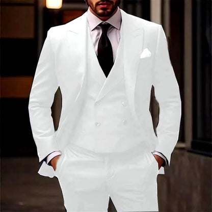 Suit Men Three Piece Comfort Fit Refined Style