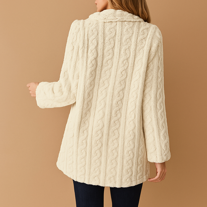 Winter Coat Women Fitted Design in Structured Construction Garment