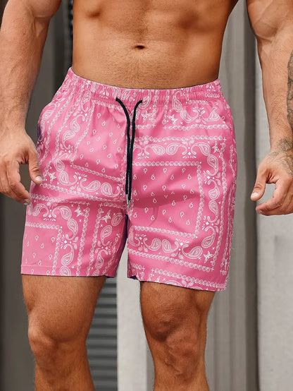 Swim Shorts Men Relaxed Fit Quick Dry Summer Wear