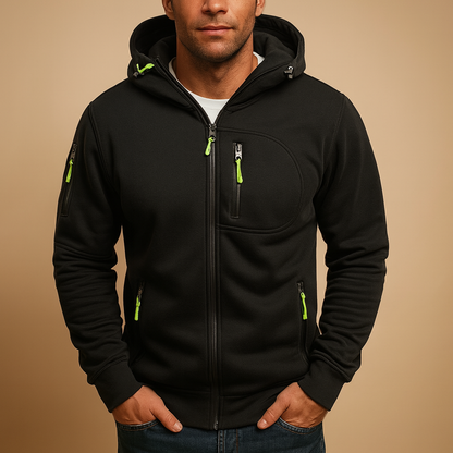 Men’s Zip Hoodie | Everyday Comfort Breathable Fit