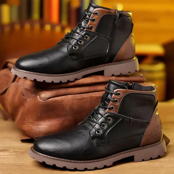 Leather Men’s Boots – Strong & Stylish