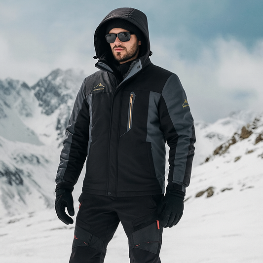 Ski Outfit Set Men Weatherproof Two Piece Regular Fit Outerwear