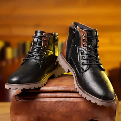 Leather Men’s Boots – Strong & Stylish