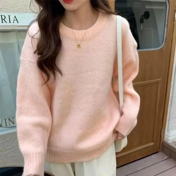 Oversized Sweater Women Modern Relaxed Long Sleeve Winter Jumper