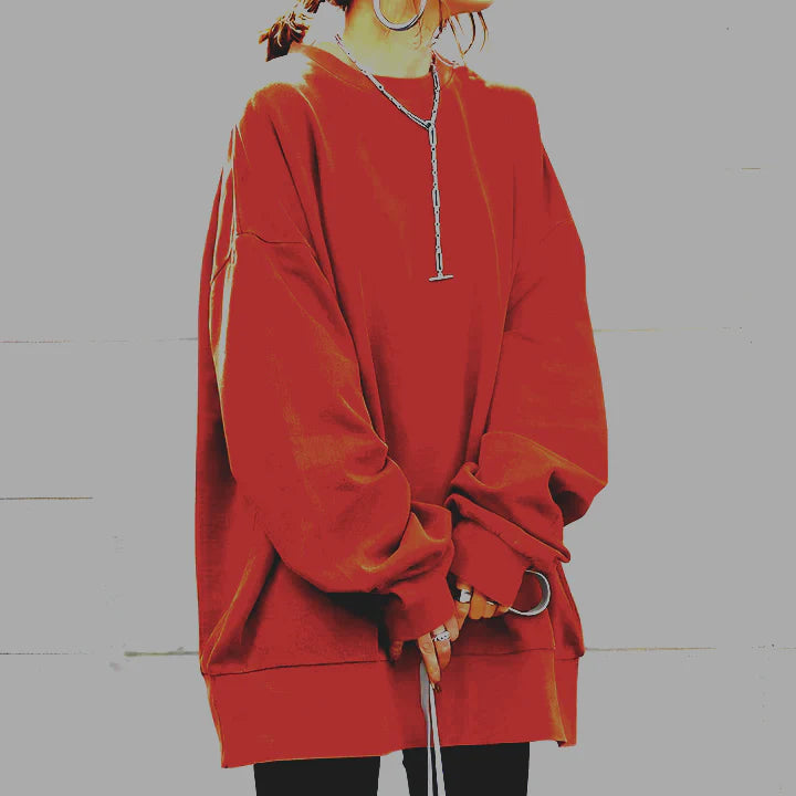 Oversized Sweater Women Plus Size Pullover for Comfort