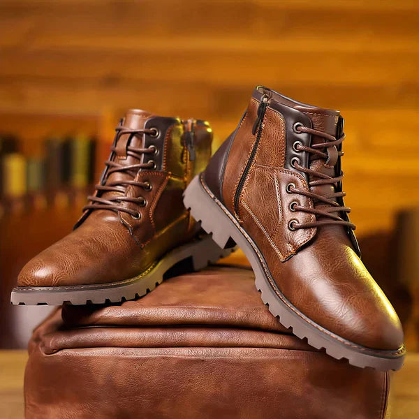 Leather Men’s Boots – Strong & Stylish