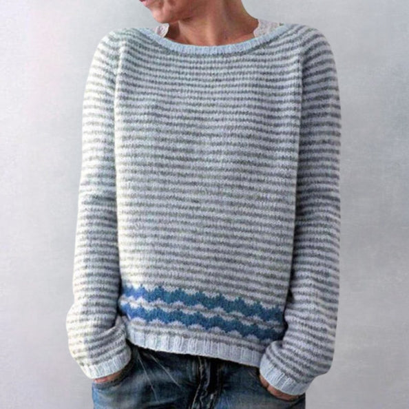 Retro Sweater Women Warm Classic Long Sleeve Knitwear