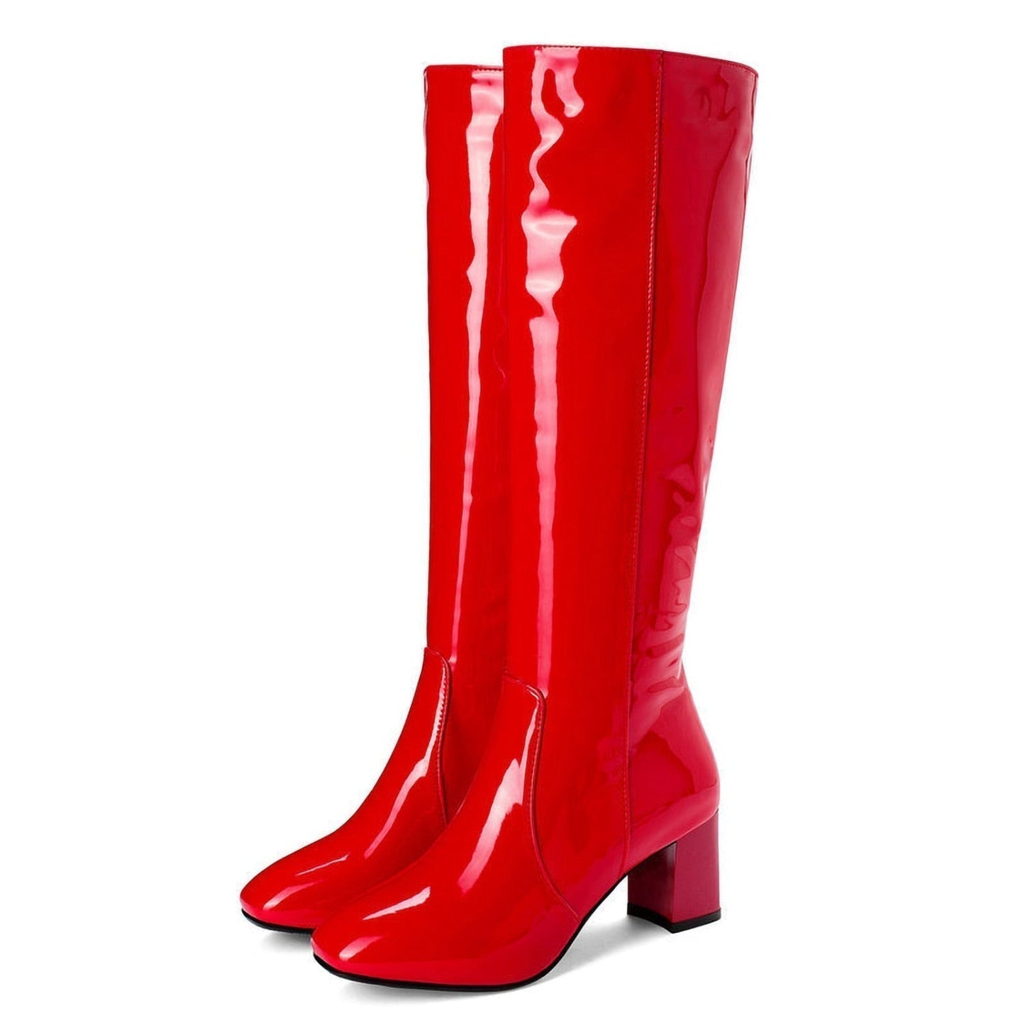 Knee-High Boots Women Knee-High Shaft Length Closed Toe Footwear
