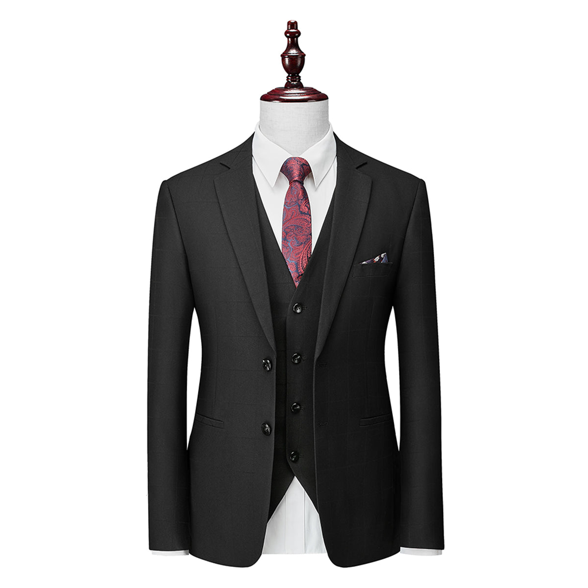 Suit Men Slim Fit Formal 3 Piece Sharp Style