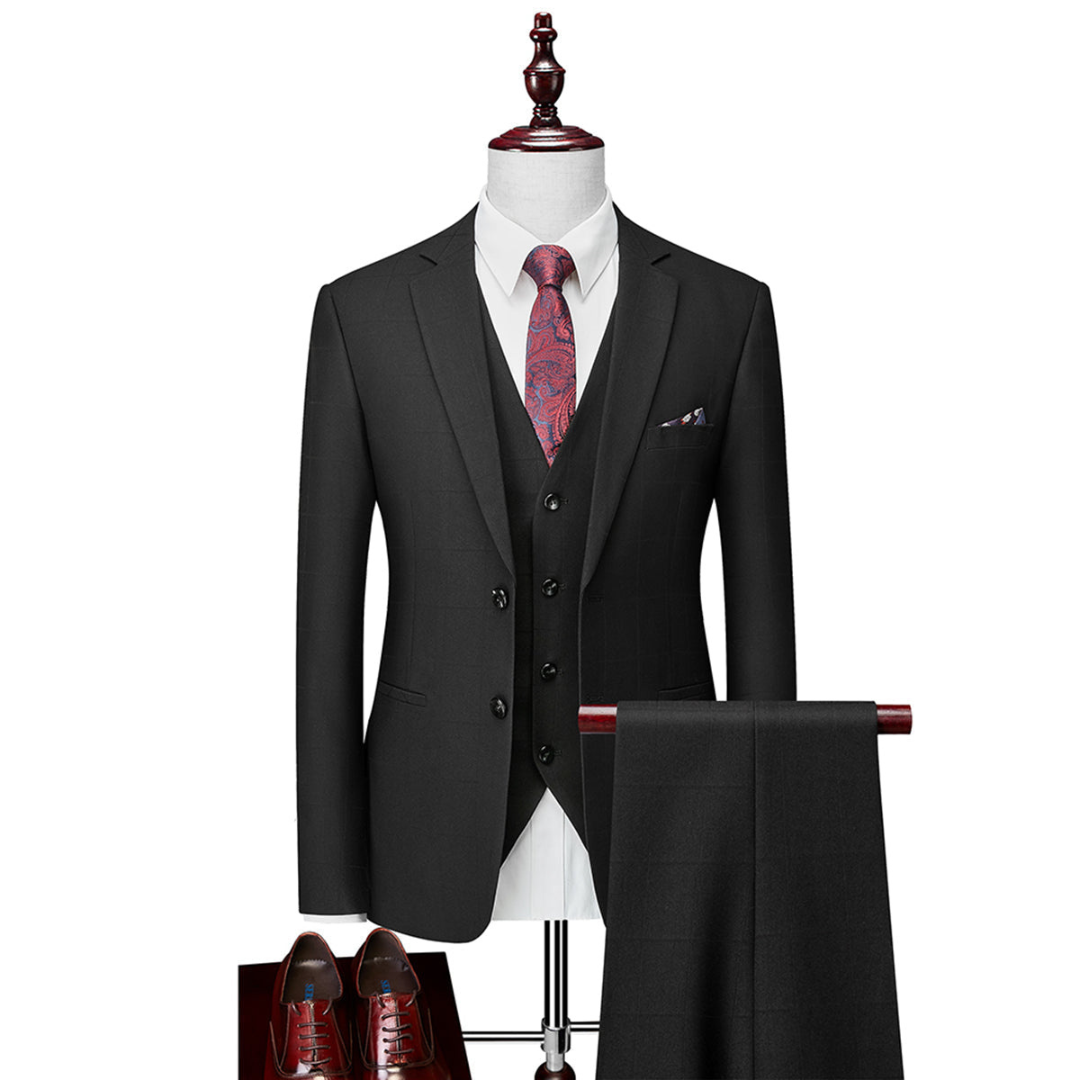 Suit Men Slim Fit Formal 3 Piece Sharp Style