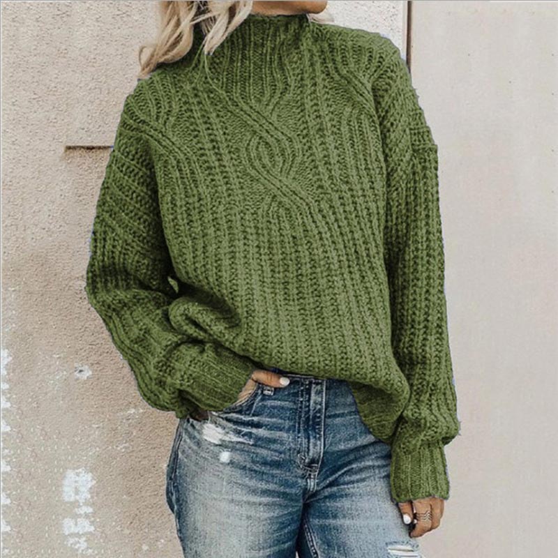 Sweater Women Modern Elegant Long Sleeve Pullover for Daily Wear