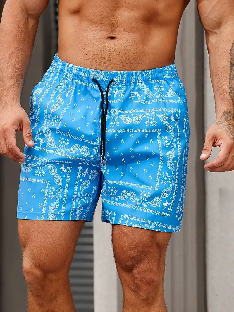 Swim Shorts Men Relaxed Fit Quick Dry Summer Wear