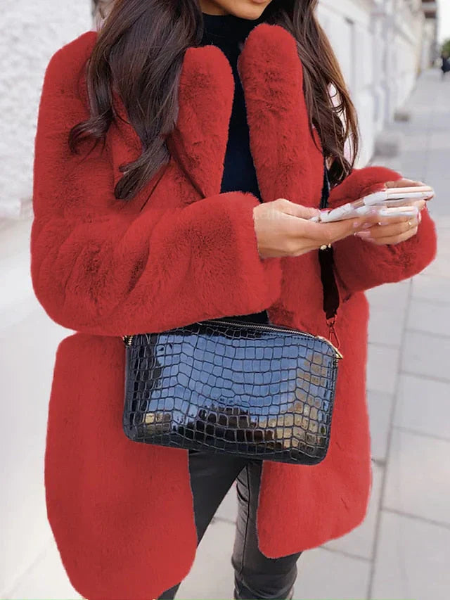 Teddy Coat Women Warm Modern Winter Outerwear