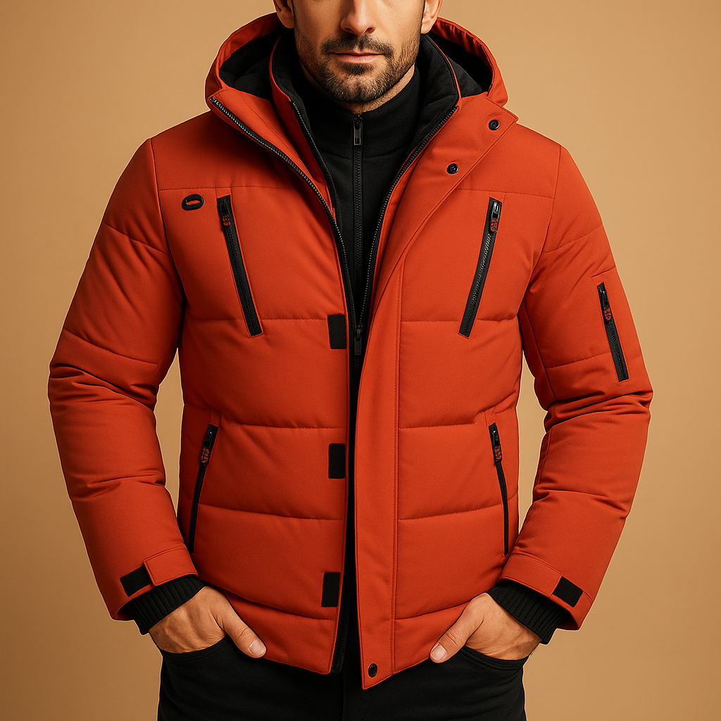 Winter Jacket Men Waterproof Design with Warm Lining
